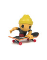 Finger Skate - TECH DECK Sk8 Crew - Yellow beanie