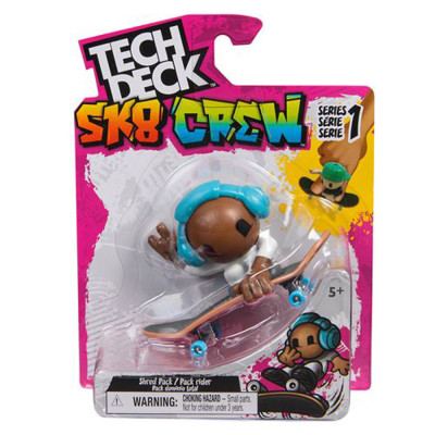 Finger Skate - TECH DECK Sk8 Crew - Blue headphone