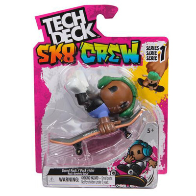 Finger Skate - TECH DECK Sk8 Crew - Green headphone