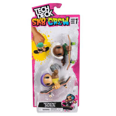 Finger Skate - TECH DECK Sk8 Crew - Twin Purple White
