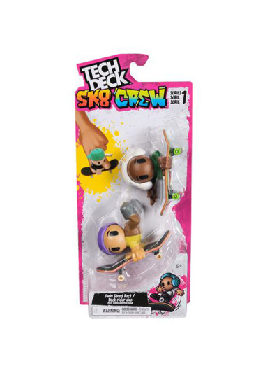 Finger Skate - TECH DECK Sk8 Crew - Twin Purple White