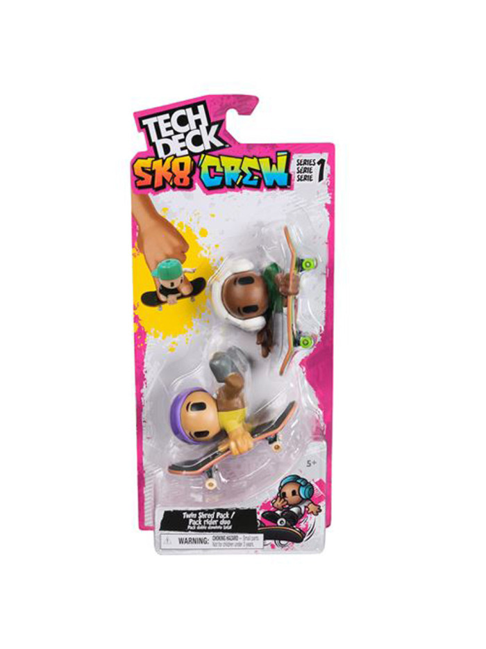 Finger Skate - TECH DECK Sk8 Crew - Twin Purple White