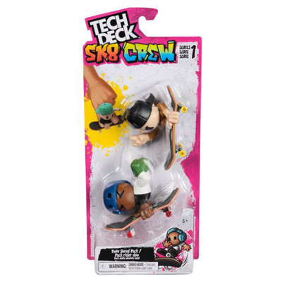 Finger Skate - TECH DECK Sk8 Crew - Twin Blue Black