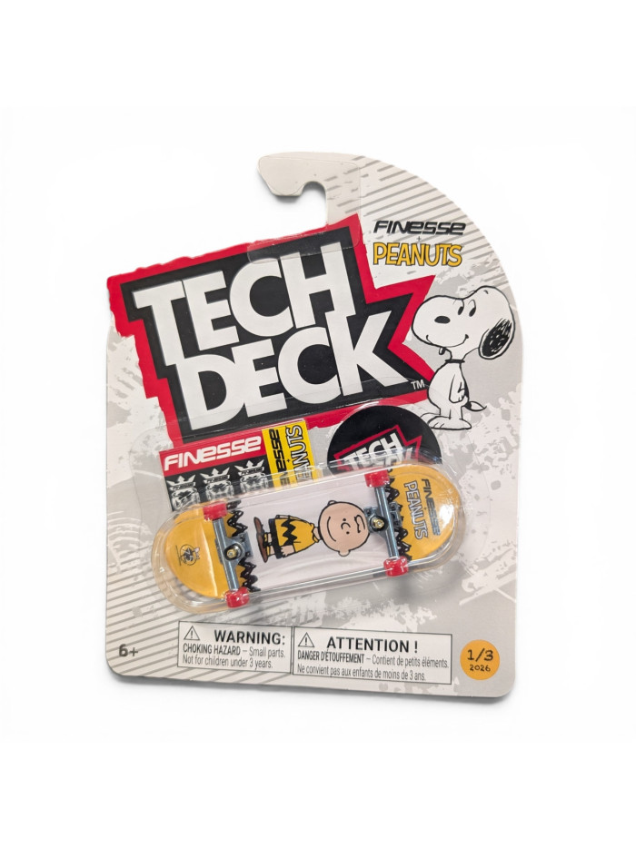 Finger Skate - TECH DECK - Finesse Peanuts - 1/3 - Unit