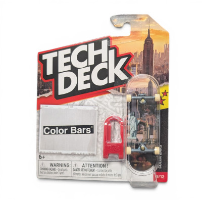 Finger Skate - TECH DECK - Color Bars Clip - 8/12 - Unit