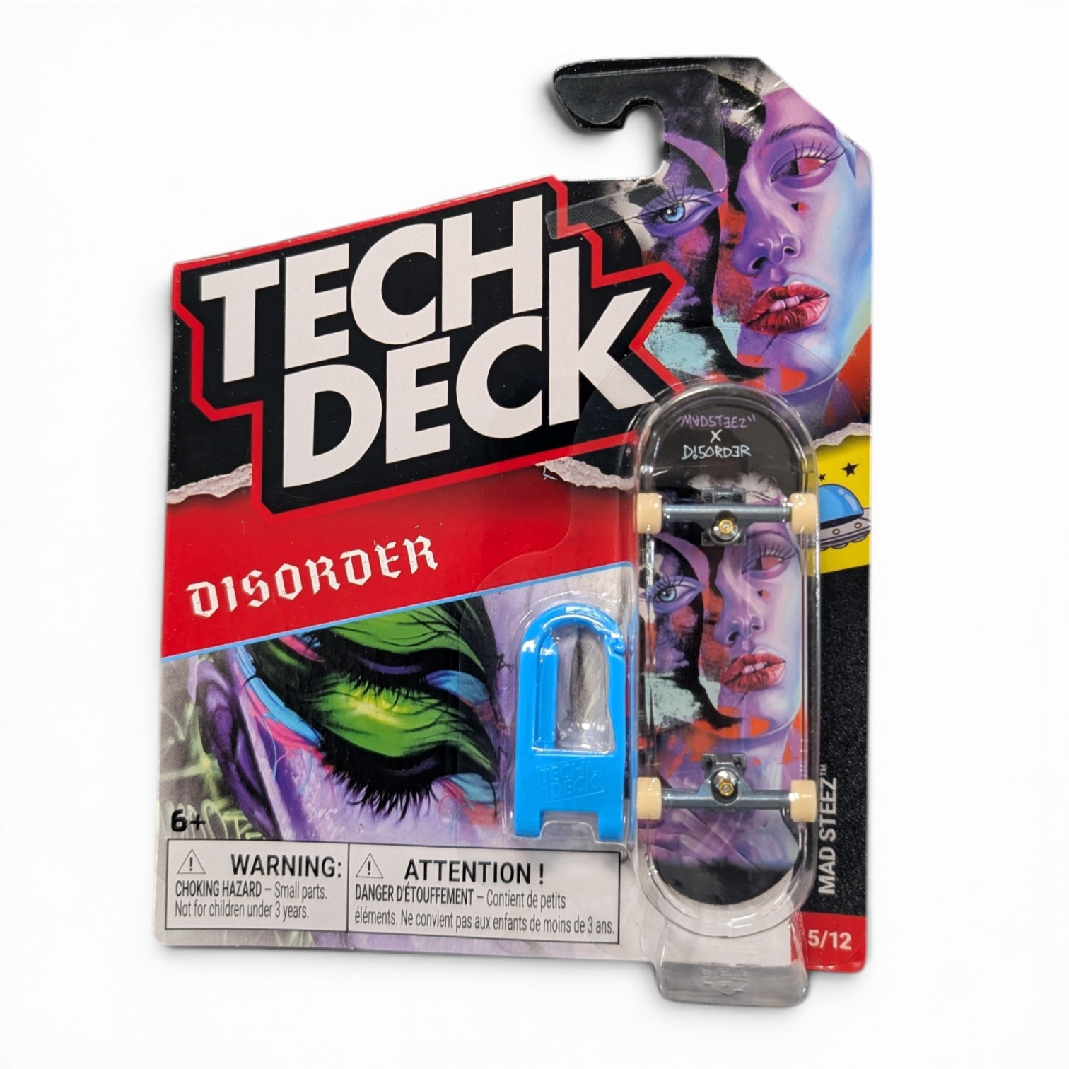 Finger Skate - TECH DECK - Mad Steez Clip - 5/12 - Unité