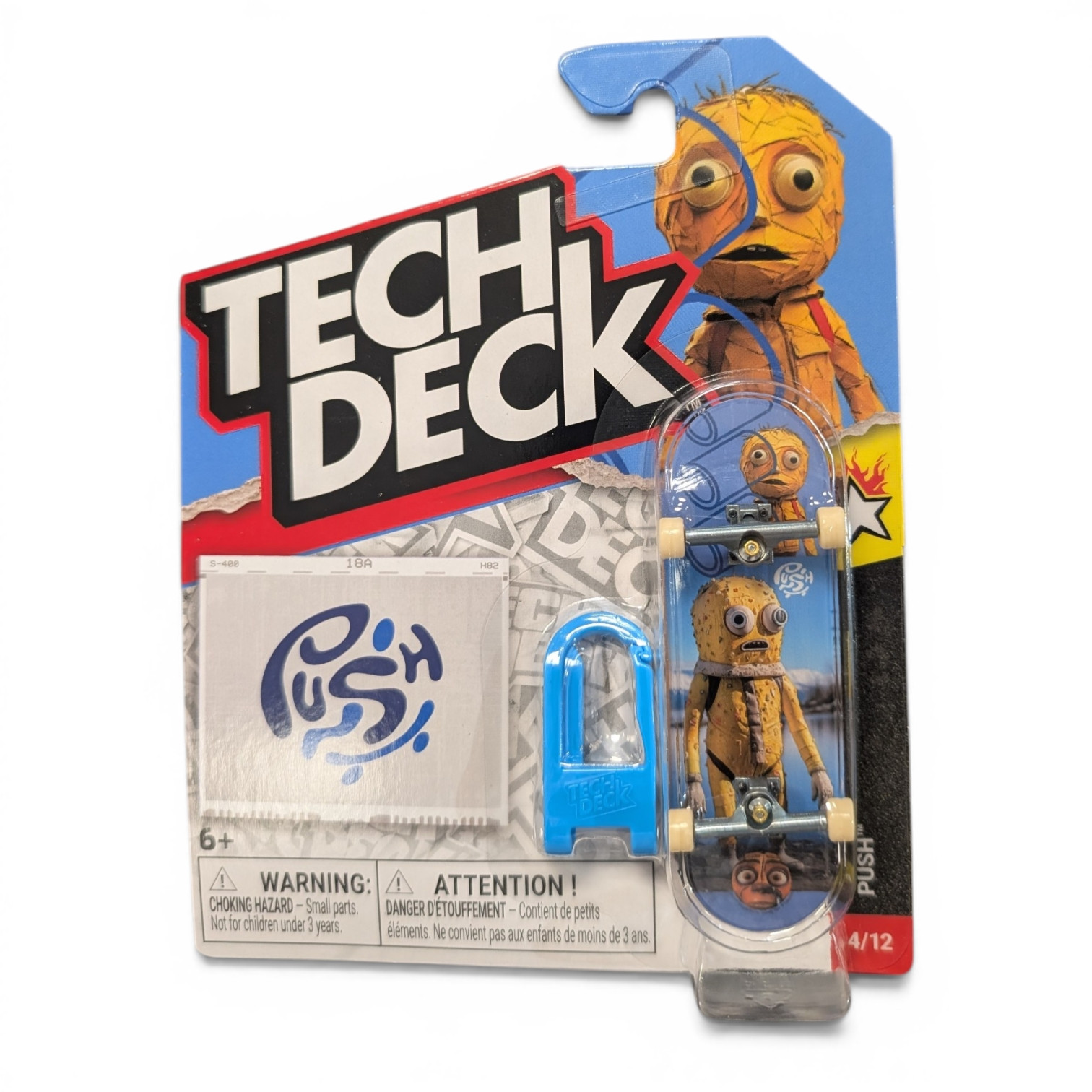 Finger Skate - TECH DECK - Push Clip - 4/12 - Unité
