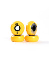 Roue roller - DEAD Yellow - 58mm 92a - Jeu de 4