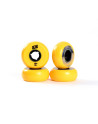 Roue Roller - DEAD Yellow - 58mm 88A - Jeu de 4
