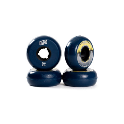 Roue roller - DEAD Navy - 58mm 92a - Jeu de 4