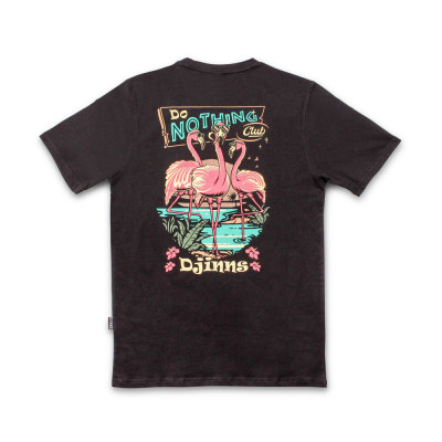 T-shirt - DJINN'S Flamingo - Black