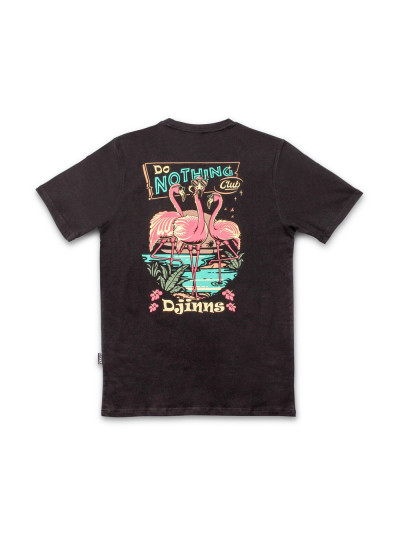 T-shirt - DJINN'S Flamingo - Black