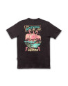 T-shirt - DJINN'S Flamingo - Noir