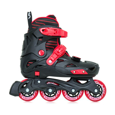 Kids Skates - SEBA STJ - Black/Red - Adjustable