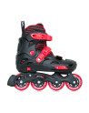 Roller Enfant - SEBA STJ - Noir Rouge - Réglable