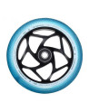 Scooter Wheel - BLUNT Tri Bearing - 120mm Black Teal - Unit