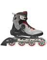 Roller Fitness - ROLLERBLADE Macroblade - 90 Boa Noir Gris Rouge 2026