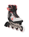Fitness Women Skates - ROLLERBLADE Macroblade - 90 Boa W Grey Amethyst Rose