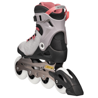 Fitness Women Skates - ROLLERBLADE Macroblade - 90 Boa W Grey Amethyst Rose