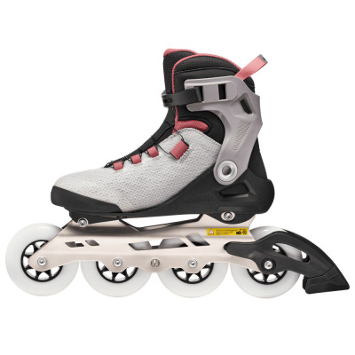 Fitness Women Skates - ROLLERBLADE Macroblade - 90 Boa W Grey Amethyst Rose