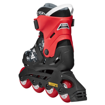 Kids Skates - ROLLERBLADE Microblade - Black Red - Adjustable