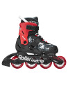Kids Skates - ROLLERBLADE Microblade - Black Red - Adjustable