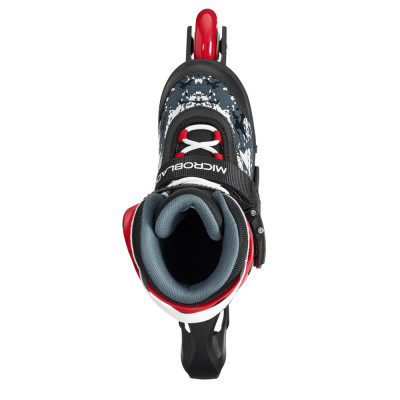 Kids Skates - ROLLERBLADE Microblade - Black Red - Adjustable