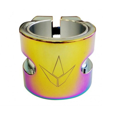 Scooter CLamp - BLUNT Twin Slit - Oil slick