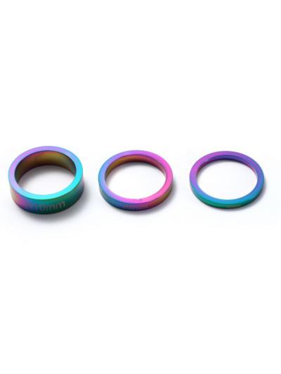 Entretoise de Guidon - BLUNT - Neo Chrome - Jeu de 3