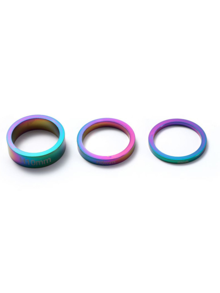 Entretoise de Guidon - BLUNT - Neo Chrome - Jeu de 3