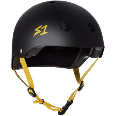 Casque - S ONE Lifer - Noir Mate Straps Jaune