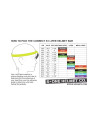 Helmet - S ONE Mini Lifer - Hot Pink sizing chart
