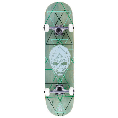 Skateboard - ENUFF Geo Skull - Green 8"