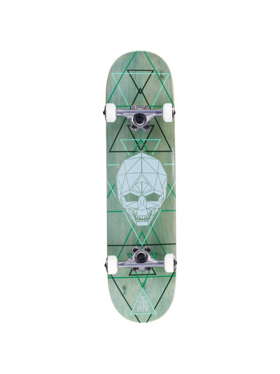 Skateboard - ENUFF Geo Skull - Green 8"