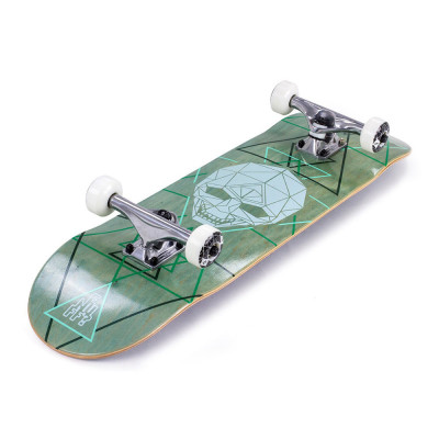 Skateboard - ENUFF Geo Skull - Green 8"