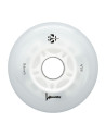 Roue Roller - LUMINOUS - 84mm 85a - Blanche - Jeu de 4