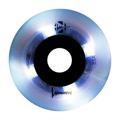 Roue Roller - LUMINOUS - 90mm 85a - Black Pearl - Jeu de 4