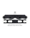 Platine Roller Agressif UFS - FR SKATES Street V2 - Noir - Paire