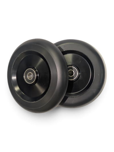 Scooter Wheels - CLIC-N-ROLL Team Full Core - 110 mm - Black - Pair