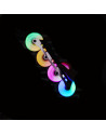 Roue Roller - FLYING EAGLE Lazerwheels Ultra - 80mm 88a - Multicolor - Jeu de 8