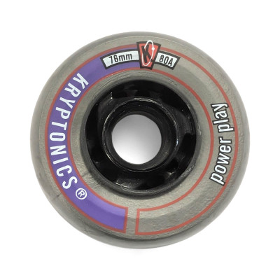 Skates Wheels - KRYPTONICS Power Play - 76mm 80a - Set of 4