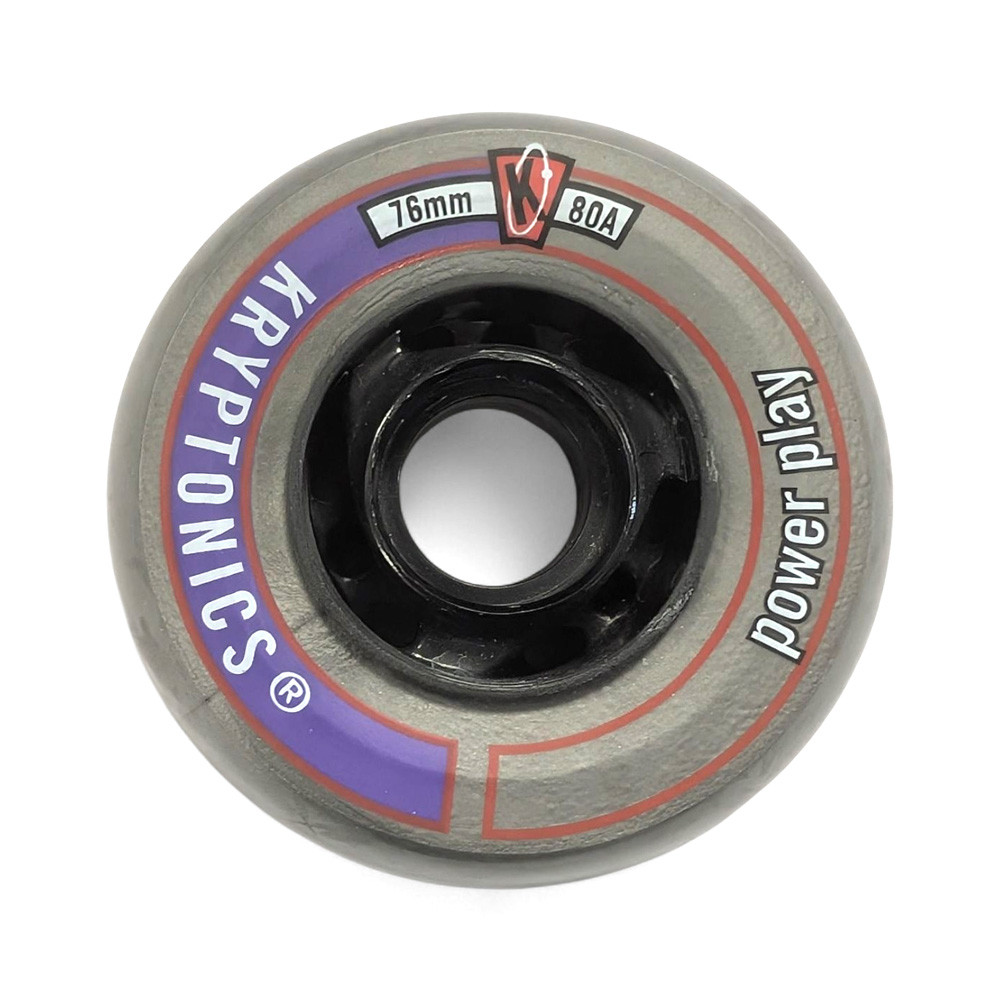 Skates Wheels - KRYPTONICS Power Play - 76mm 80a - Set of 4