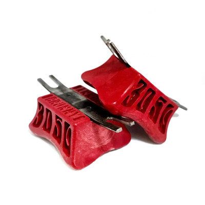 Grind Blocks - BRUNNY HARDCORE P.O. Blocks 3056 - Red - Pair
