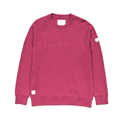 Sweatshirt - GLOBE LV Crew - Rhubarb