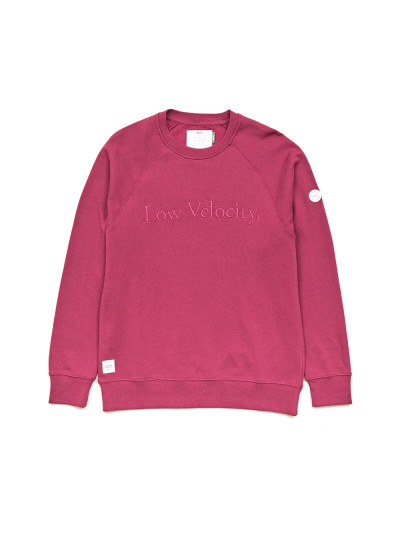 Sweatshirt - GLOBE LV Crew - Rhubarb