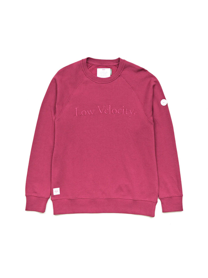 Sweatshirt - GLOBE LV Crew - Rhubarb