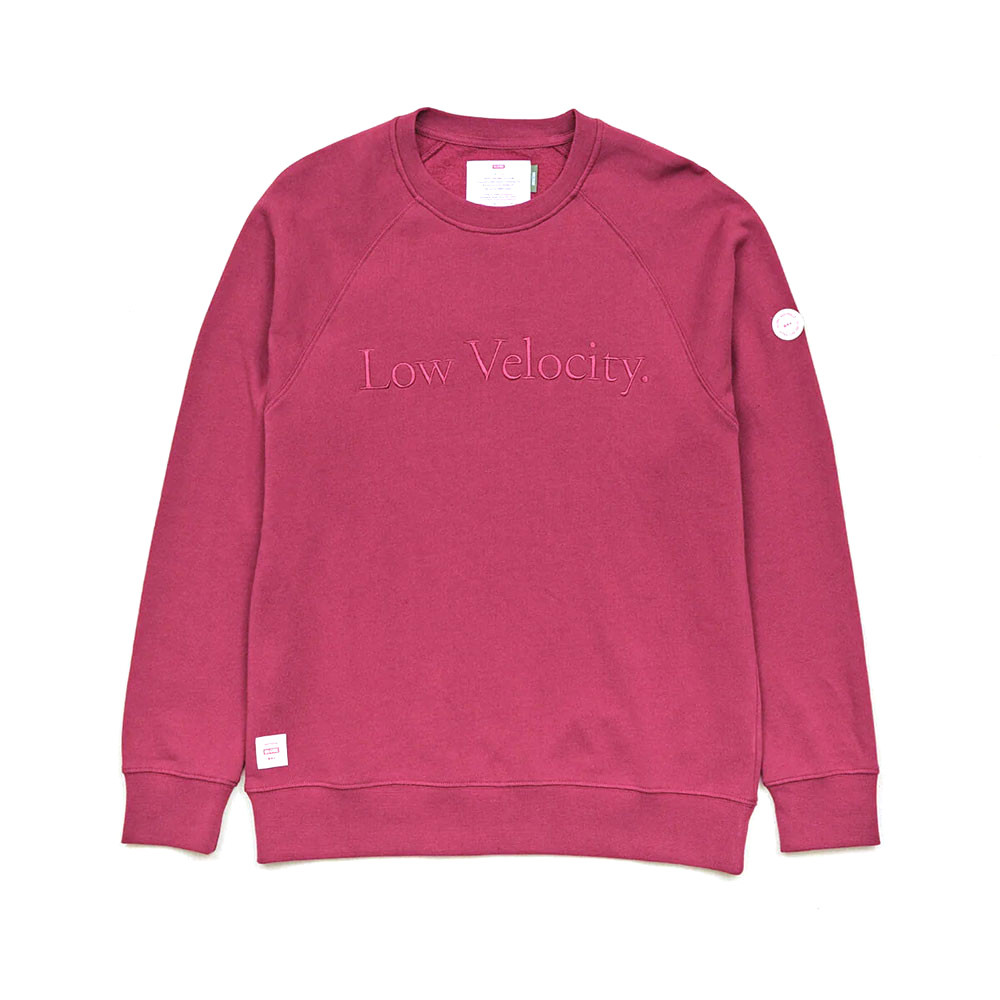 Sweatshirt - GLOBE LV Crew - Rhubarb