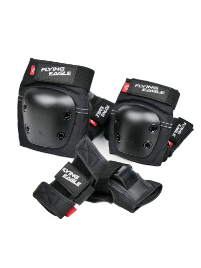 Kit de Protection Enfant - FLYING EAGLE Valiant Pro - Noir