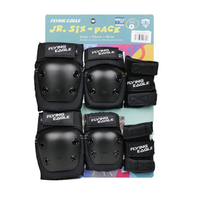 Kids Protective set - Flying Eagle Valiant Pro - Black