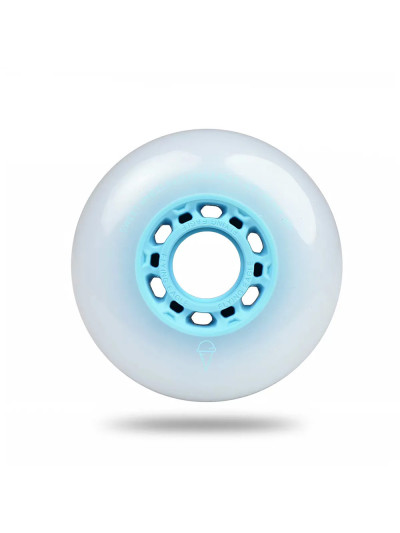 Roue Roller - FLYING EAGLE Ice Cream - 80mm 86a - Blue - Jeu de 8